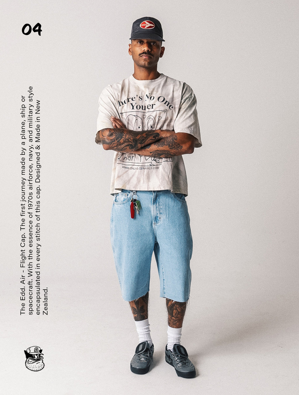 The Edd. Air - Flight Cap. Grey