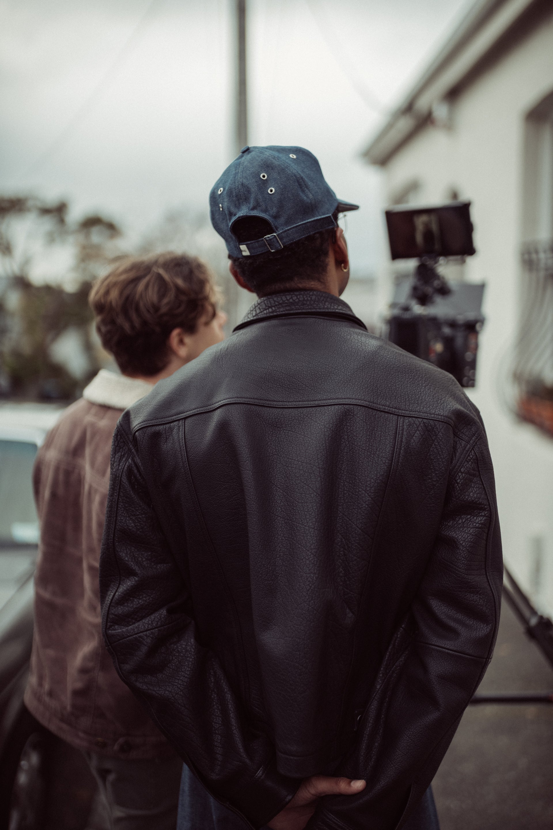 Edd Cropped Leather Jacket.