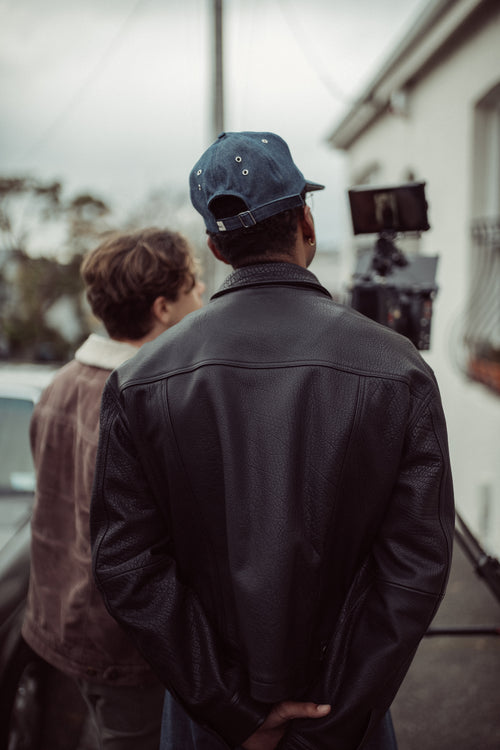 Edd Cropped Leather Jacket.