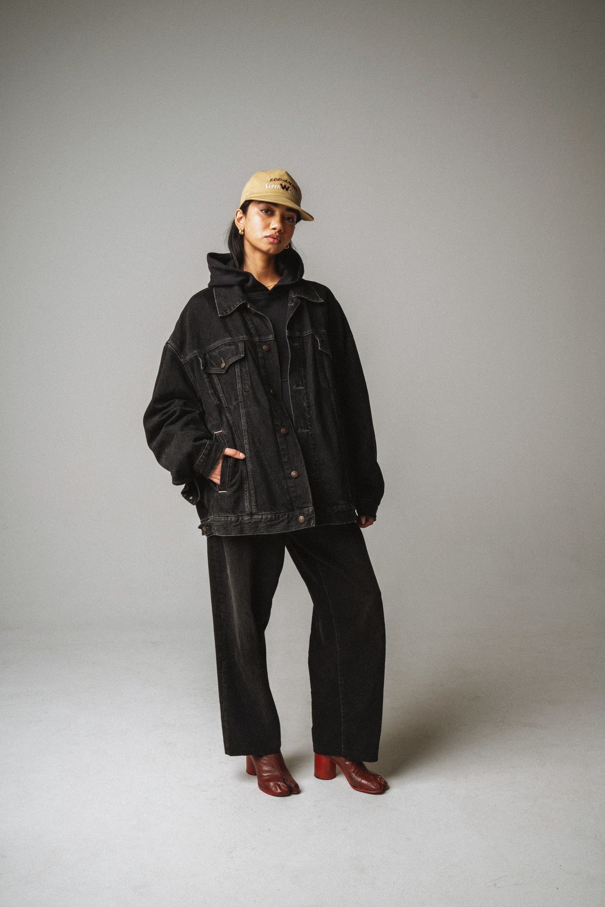 The Edd Air - Flight Cap. Washed Mustard