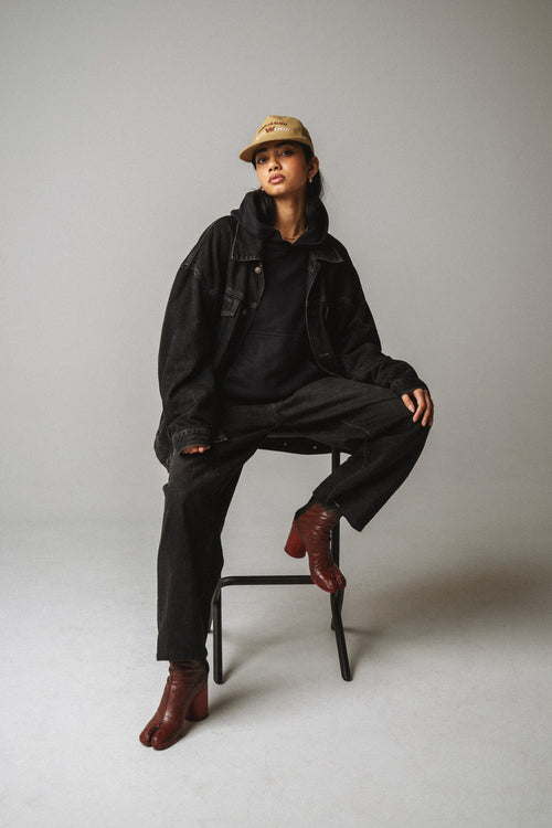 The Edd Air - Flight Cap. Washed Mustard