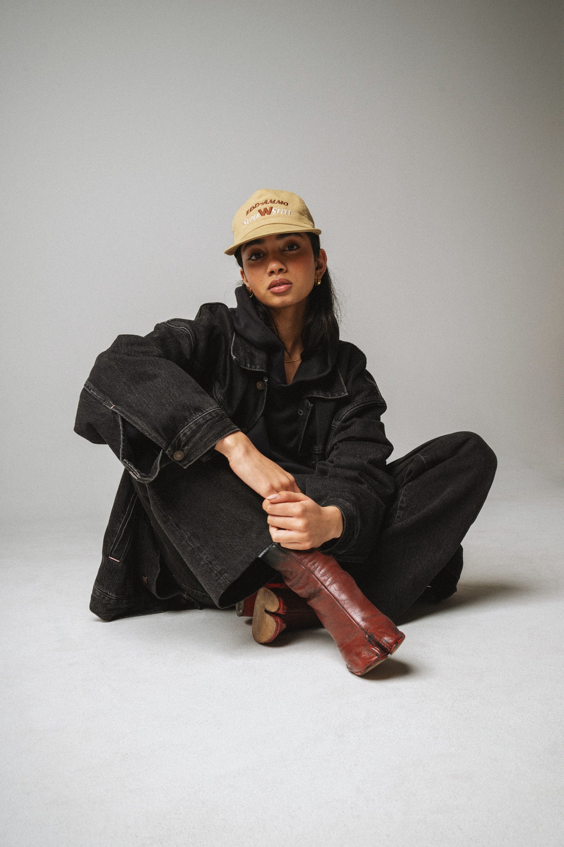 The Edd Air - Flight Cap. Washed Mustard