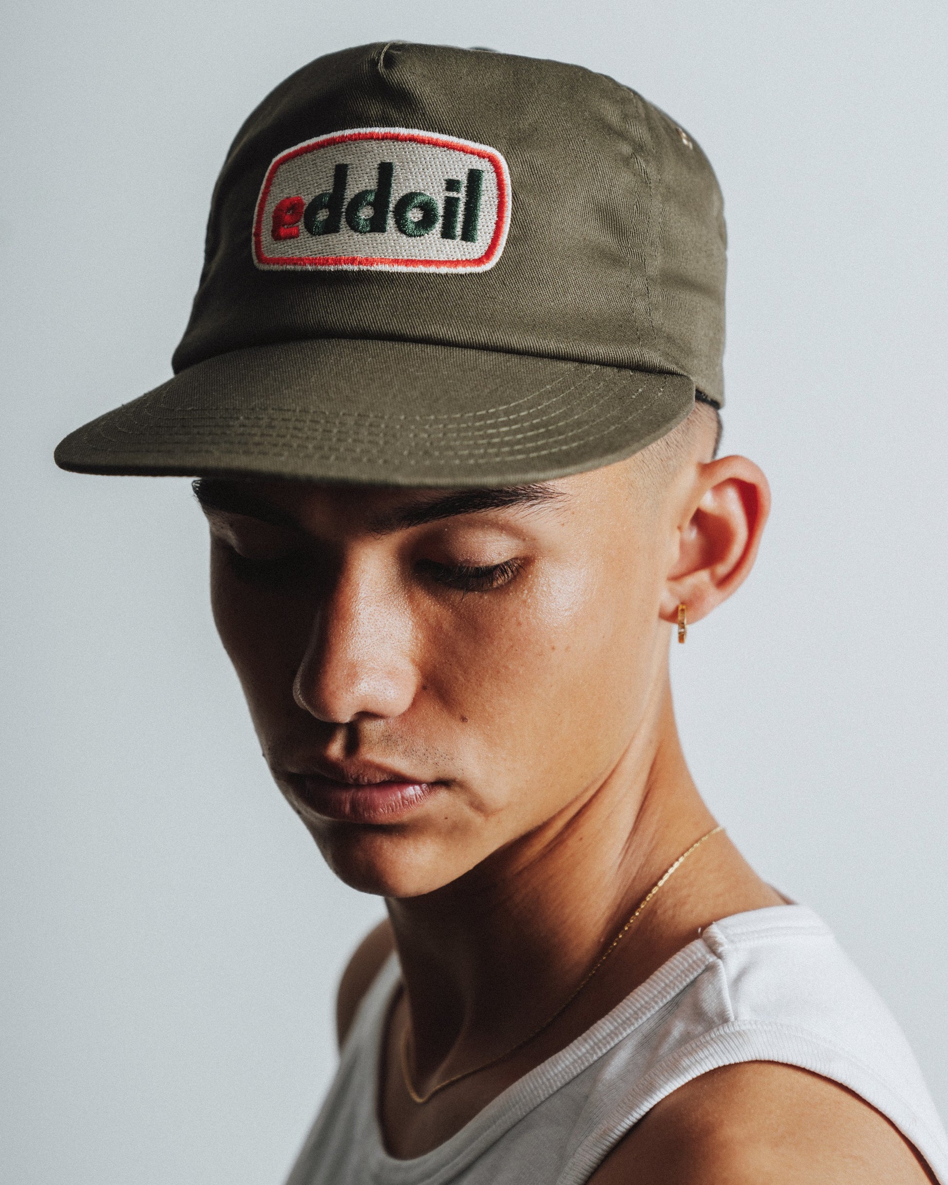 The Edd Oil Cap - Khaki Green