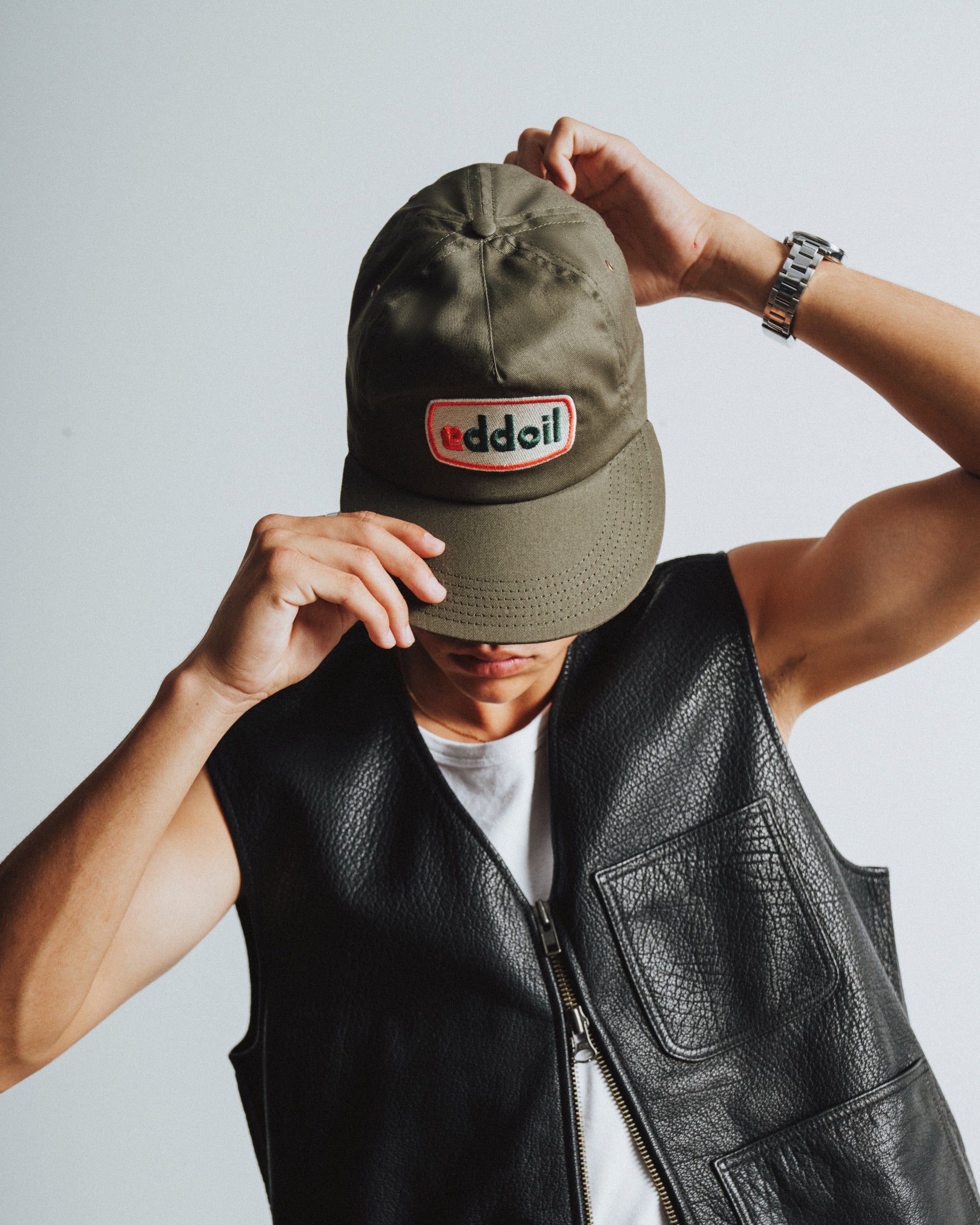 The Edd Oil Cap - Khaki Green
