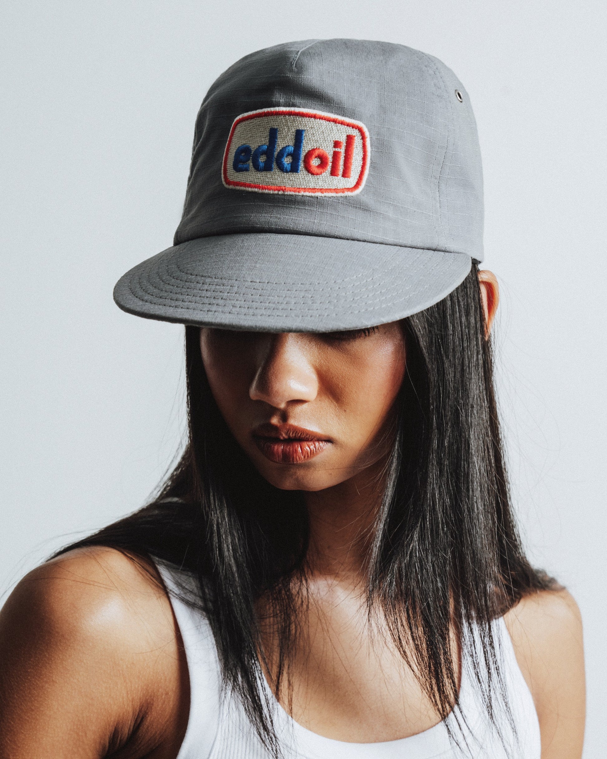 The Edd Oil Cap - Light Grey (Ripstop)